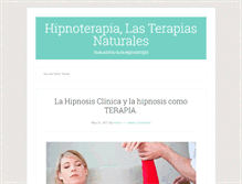 Tablet Screenshot of lasterapiasnaturales.com